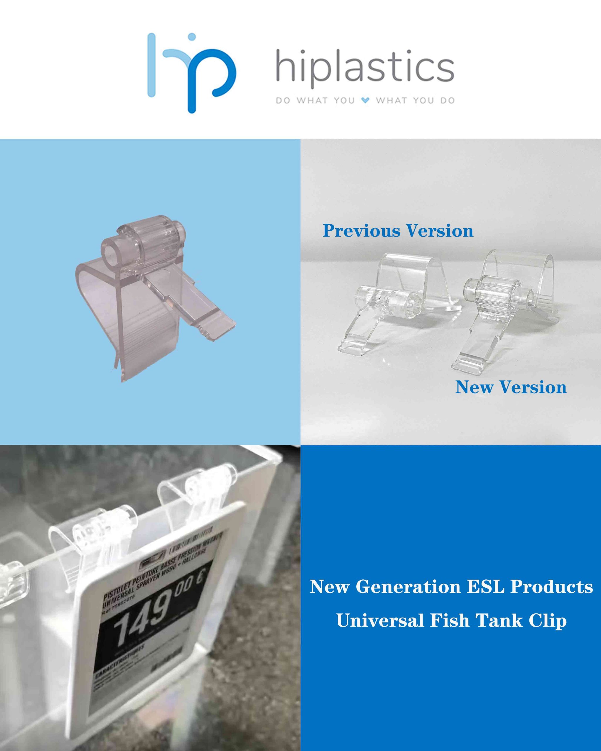 Hiplastics ESL New Generation Fish Tank Clip缩略图