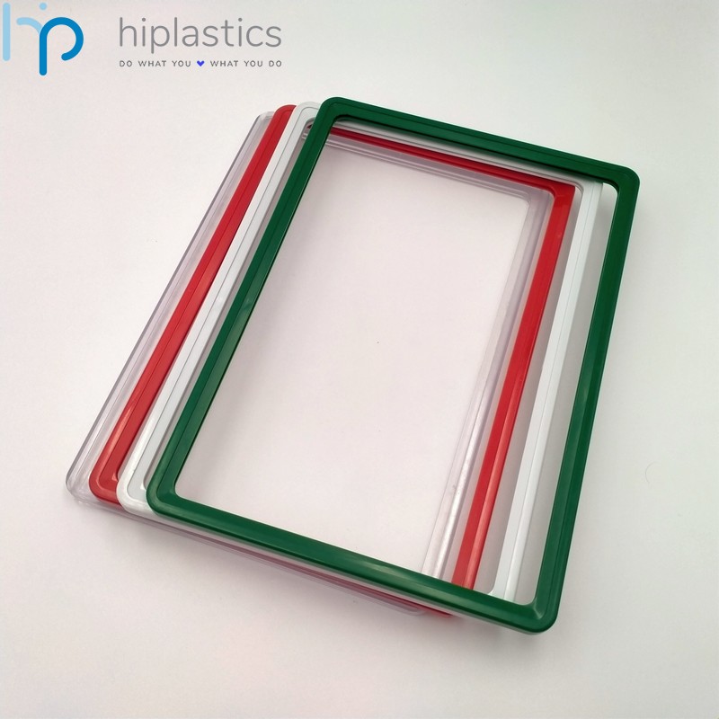 Hiplastics A4 Wholesale Free Samples Supermarket Plastic Display Frames缩略图