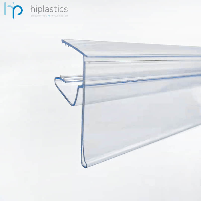 Hiplastics ANT39 Clear Plastics Paper Label Holders for Wood Shelf Retailing缩略图