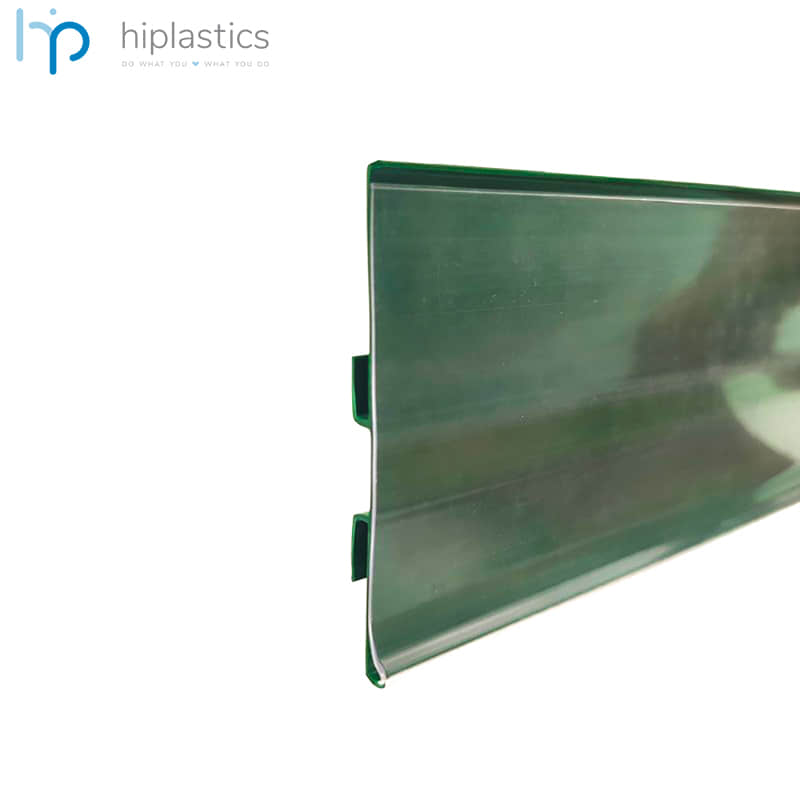 Hiplastics DBK65 Green Label Holder for Supermarket Shelves Display缩略图