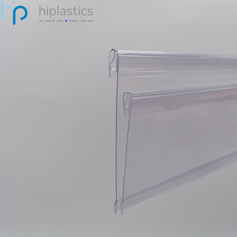Hiplastics FO60 FO75 FO100 Clear PVC Shelf Talker from Manufacturer缩略图