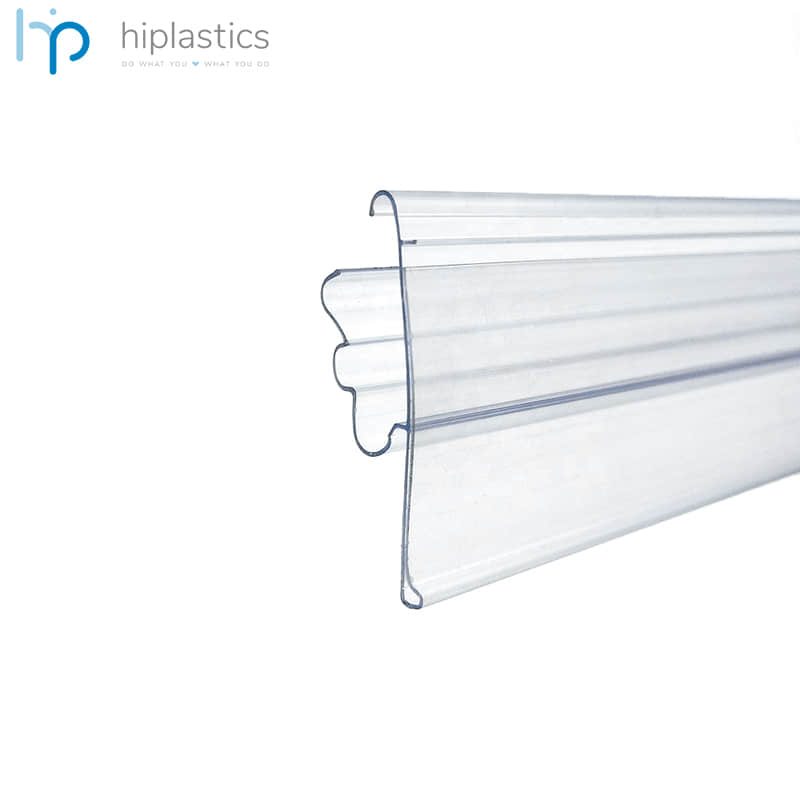 Hiplastics GSDS39 Plastics PVC Paper label Holder for Supermarket Display缩略图