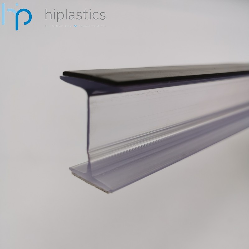 Hiplastics SLANTPROFILE33 Plastic Double Self-Adhesive Divider for Shelf Management缩略图
