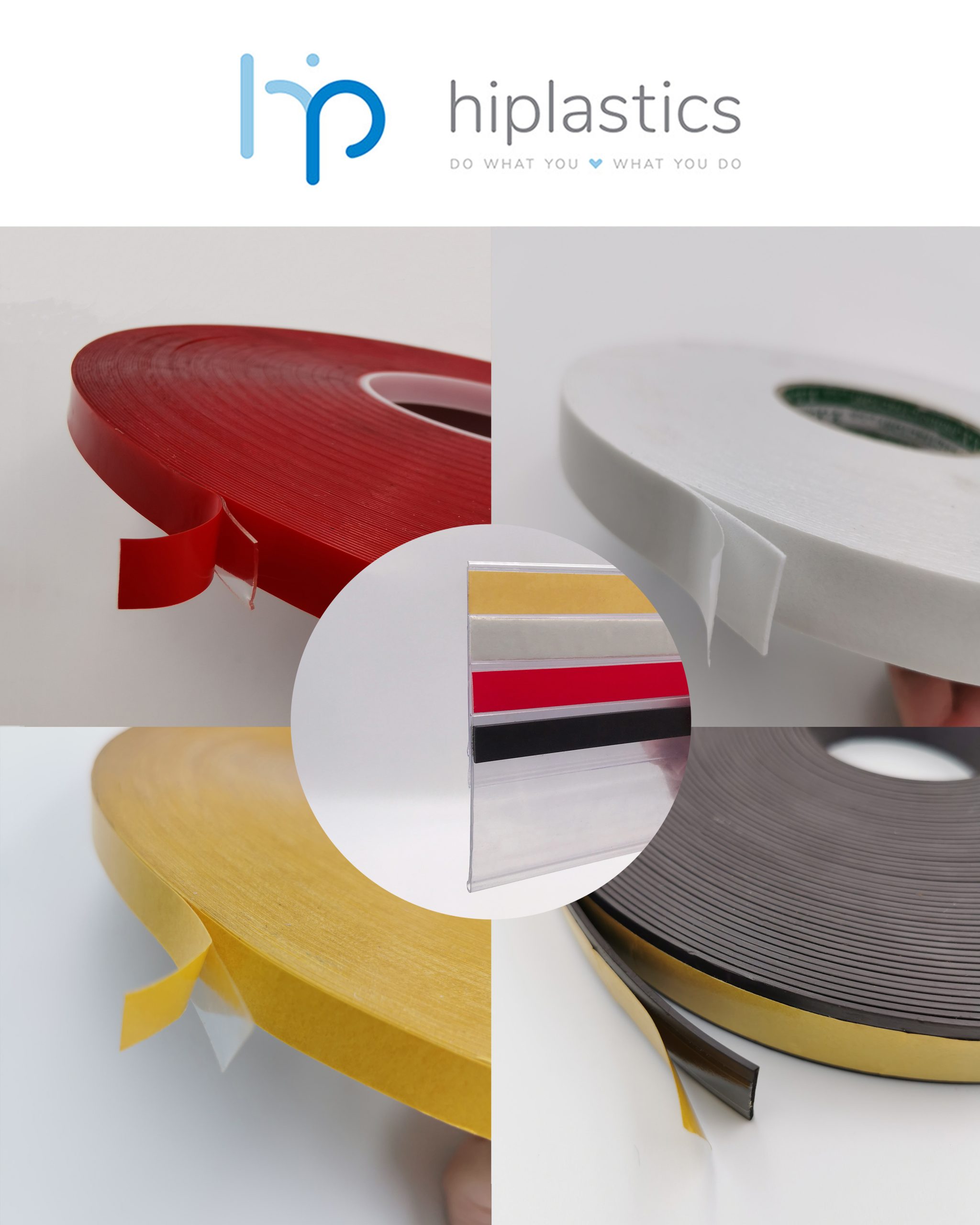 Hiplastics PET/Foam/Acrylic/Magnetic Tape Use for Products缩略图