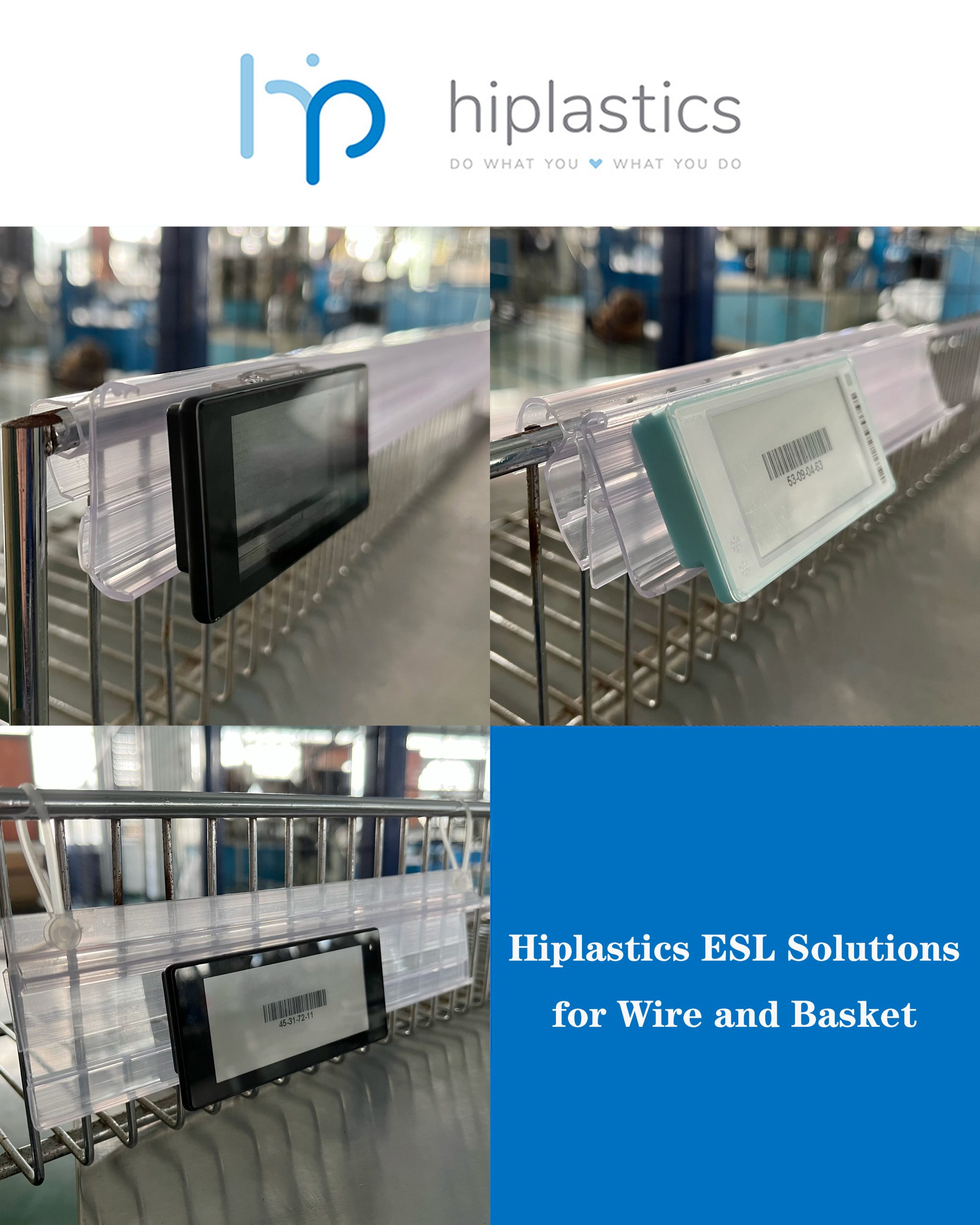 Hiplastics ESL Rail Solutions for Wire and Basket缩略图