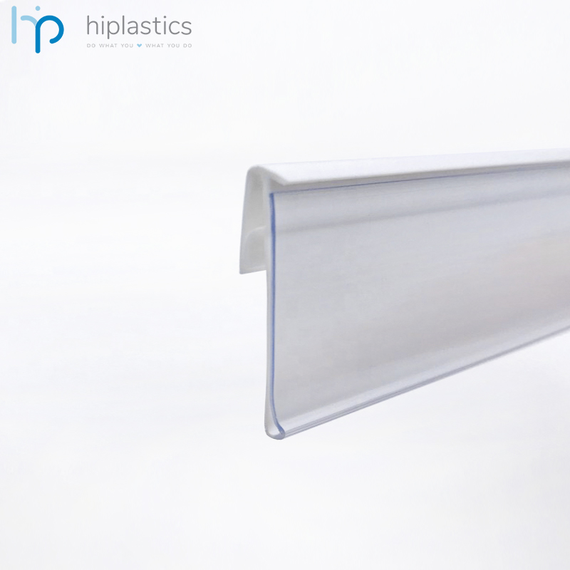 Hiplastics LH014 PVC Plastic Price Paper Label Holder for Supermarket Display缩略图