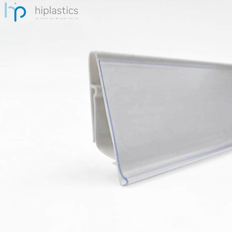 Hiplastics LH015 Clear Plastic Shelf Label Holder for Supermarket Price Display缩略图