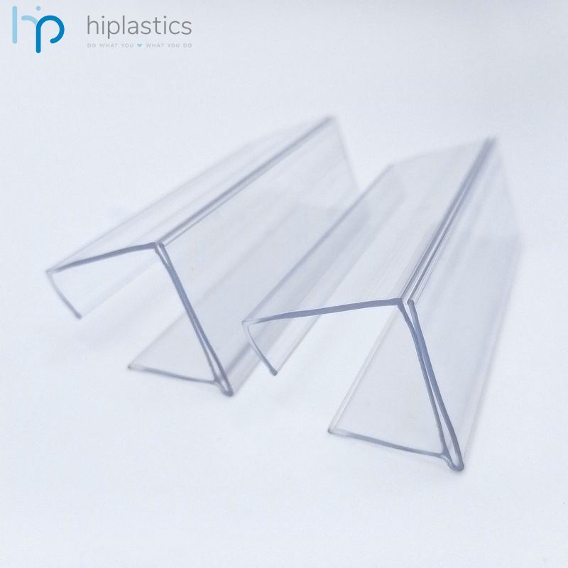 Hiplastics LM20 PVC Clear Paper Label Holder for Supermarket Display Management缩略图