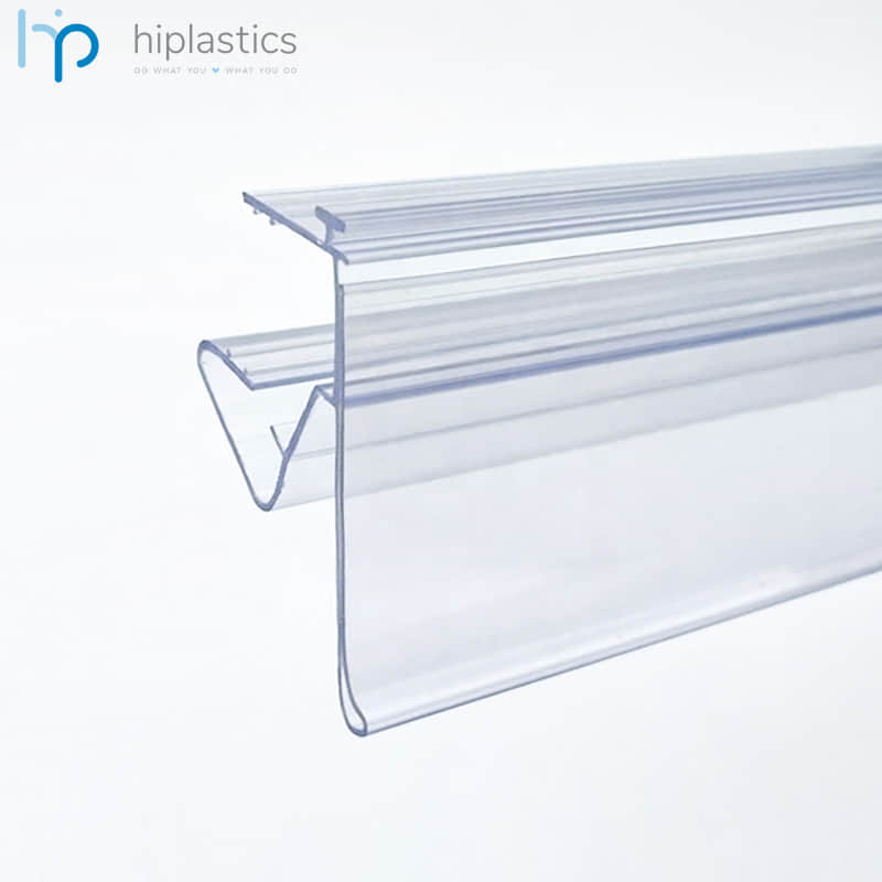Hiplastics OANTL39 Clear PVC Price Label Holders for Supermarket缩略图