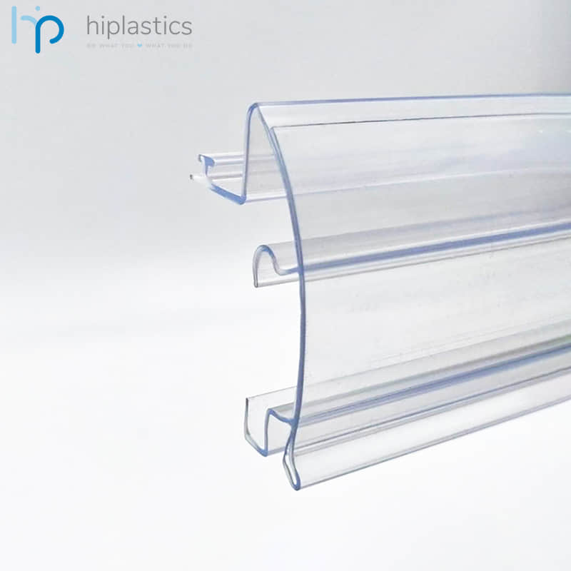 Hiplastics OEDC39 Transparent PVC Label Holders for Store Retailing缩略图