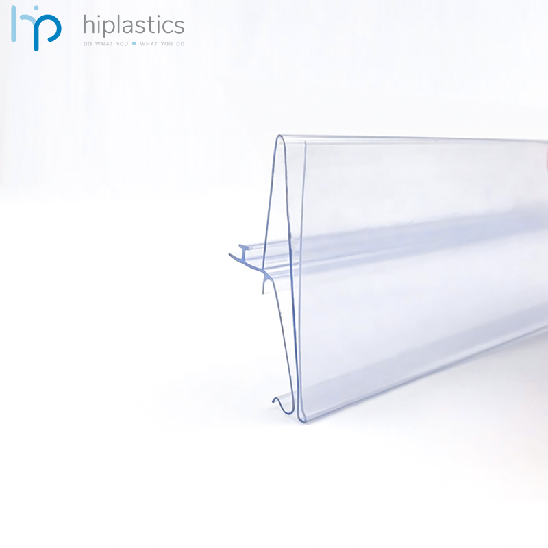 Hiplastics OPDK65 Customized PVC Paper Label Holder for Supermarket Price Display缩略图