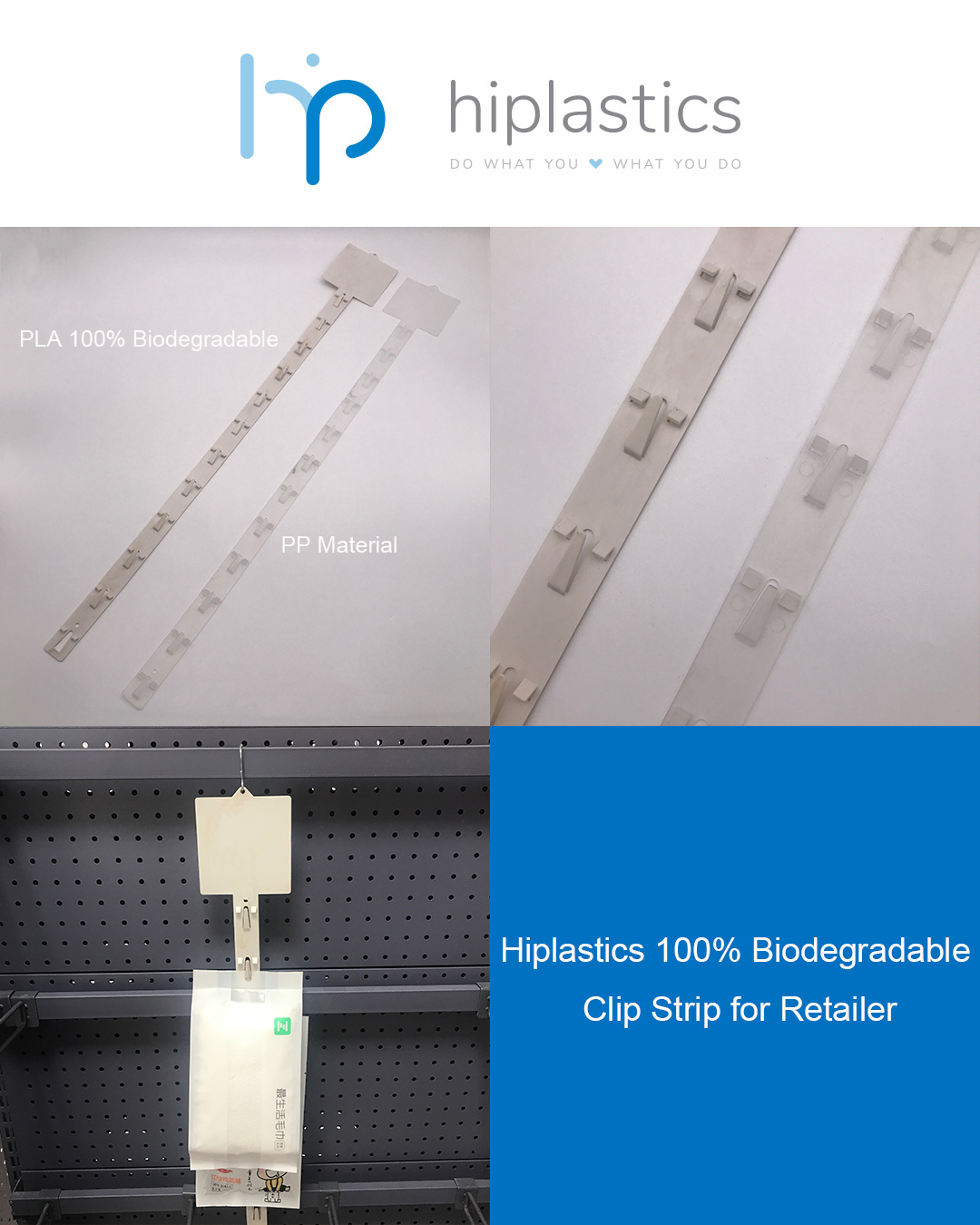 100% Biodegradable clip strip for retailer缩略图