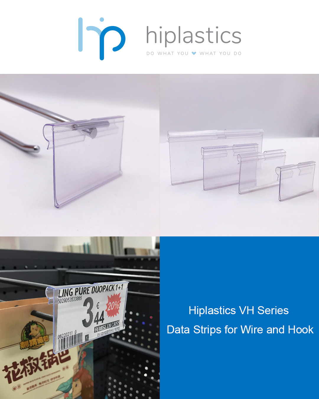 Hiplastics VH Series Data Strip for Wire and Hook缩略图